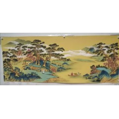小六尺仿古国画山水