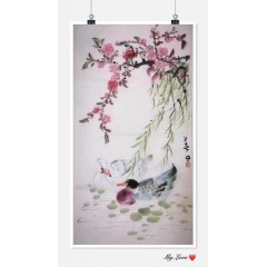 国画 陈安妮 《春日》