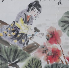 谢志高《荆溪采莲图》