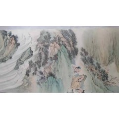 贾继祥国画山水四尺整张作品1