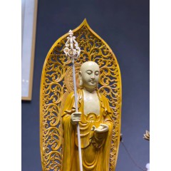 王林宝木雕 地藏王