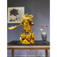 王林宝木雕 关公 忠义千秋