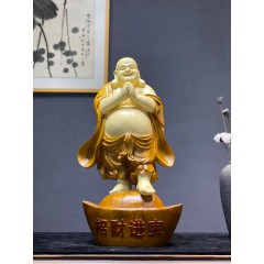 王林宝木雕 招财进宝貔貅弥勒