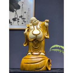 王林宝木雕 弥勒