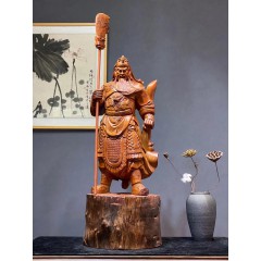 王林宝木雕 關公