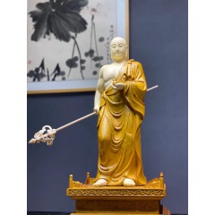 王林宝木雕 地藏王