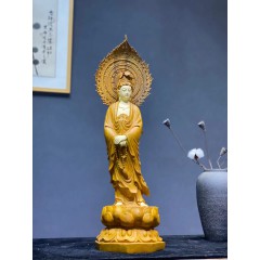 王林宝木雕 念珠观音