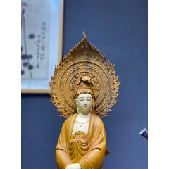 王林宝木雕 念珠观音