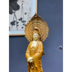 王林宝木雕 念珠观音