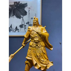 王林宝木雕 关公