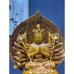 木雕 千手观音